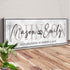 Last Name Wedding Gift Sign