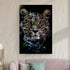 Sneaky Jungle Leopard Portrait Canvas Wall Art