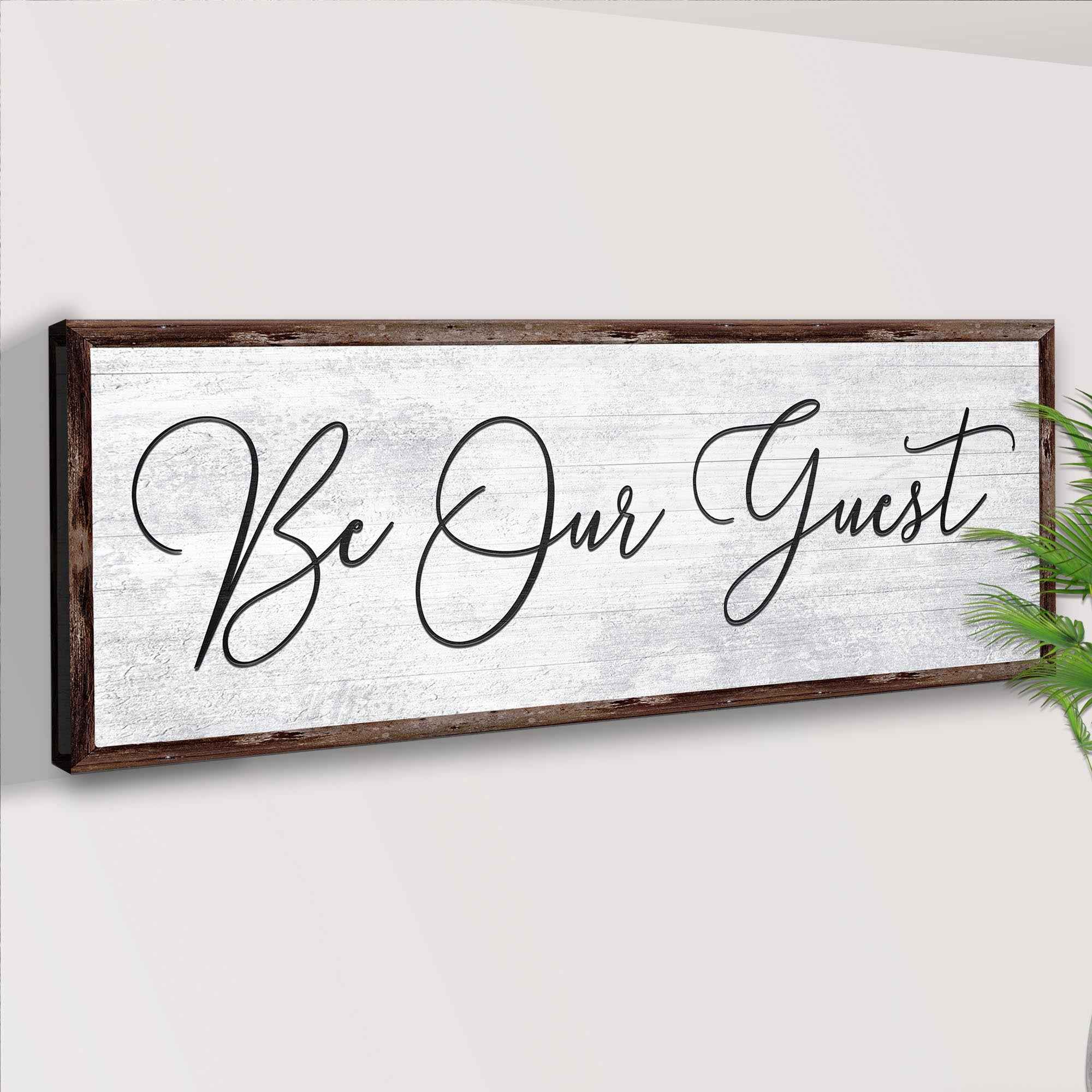 Be Our Guest Sign IV