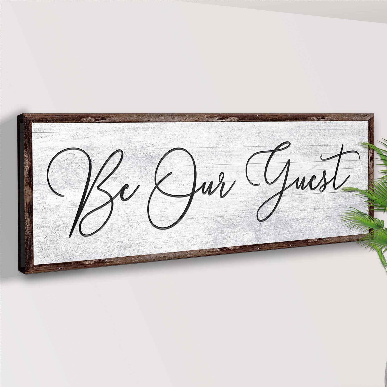 Be Our Guest Sign IV