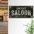 Family Saloon Vintage Sign