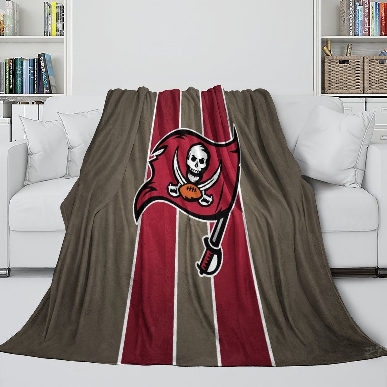 Tampa Bay Buccaneers Blanket Flannel Fleece Throw Room Decoration