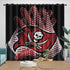 Tampa Bay Buccaneers Curtains Blackout Window Drapes Room Decoration