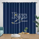 Tampa Bay Rays Curtains Blackout Window Drapes Room Decoration
