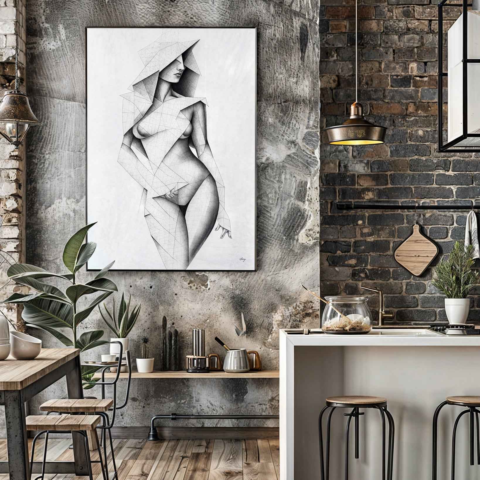 Canvas Print: "Tangible Point"