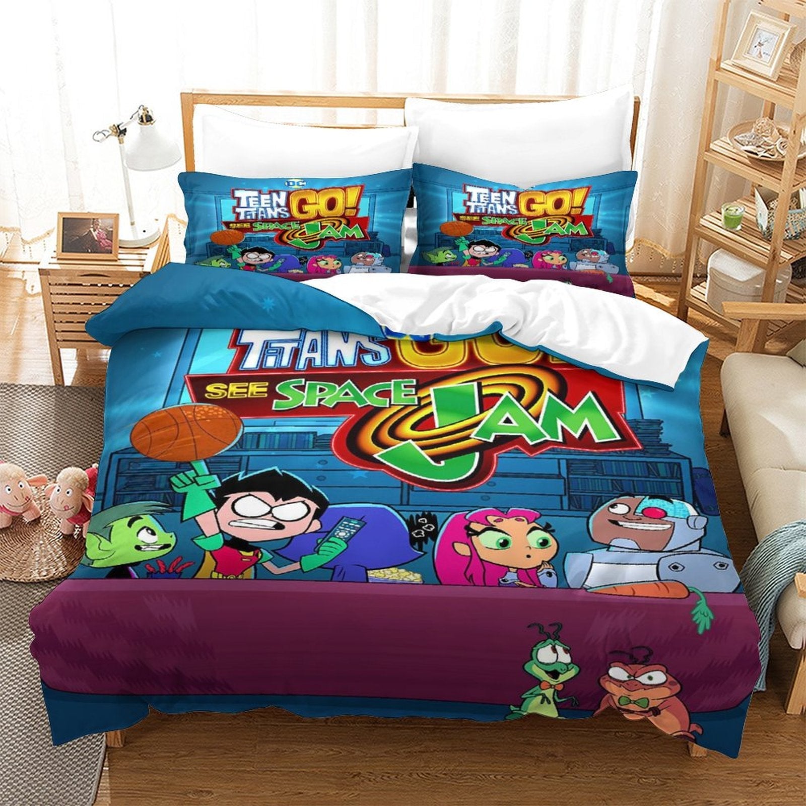 Teen Titans Go Bedding Set Quilt Cover