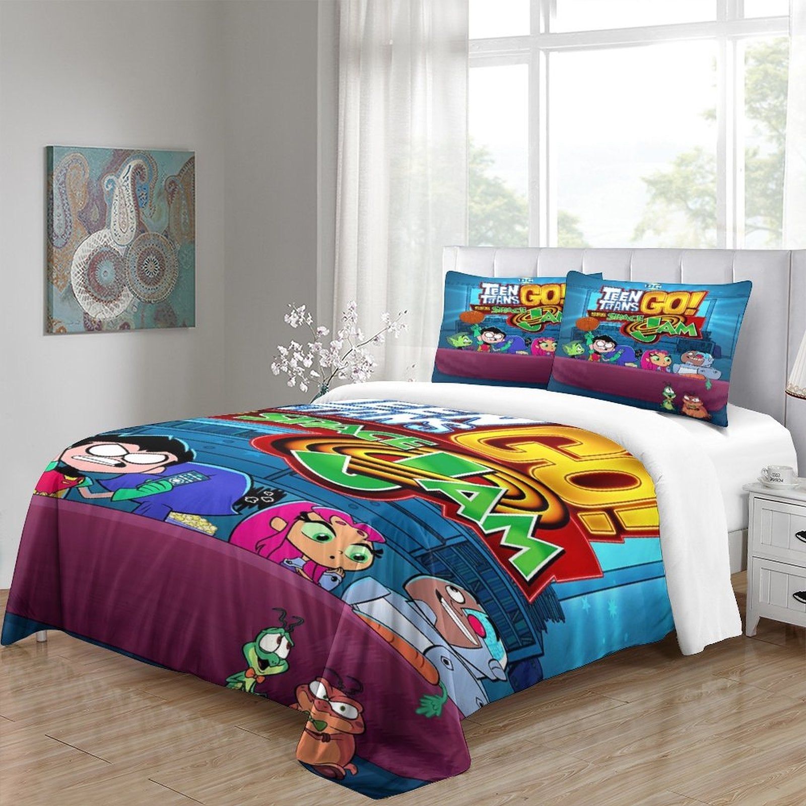 Teen Titans Go Bedding Set Quilt Cover