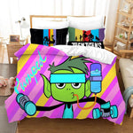 Teen Titans Go Cosplay Bedding Set Quilt Cover Without Filler