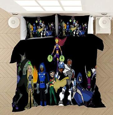 Teen Titans Go Cosplay Bedding Set Quilt Cover Without Filler