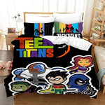 Teen Titans Go Cosplay Bedding Set Quilt Cover Without Filler