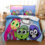 Teen Titans Go Pattern Bedding Set Quilt Cover Without Filler