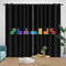 Tetris Curtains Blackout Window Drapes Room Decoration