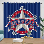 Texas Rangers Curtains Blackout Window Drapes Room Decoration
