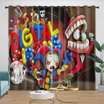 The Amazing Digital Circus Curtains Blackout Window Drapes
