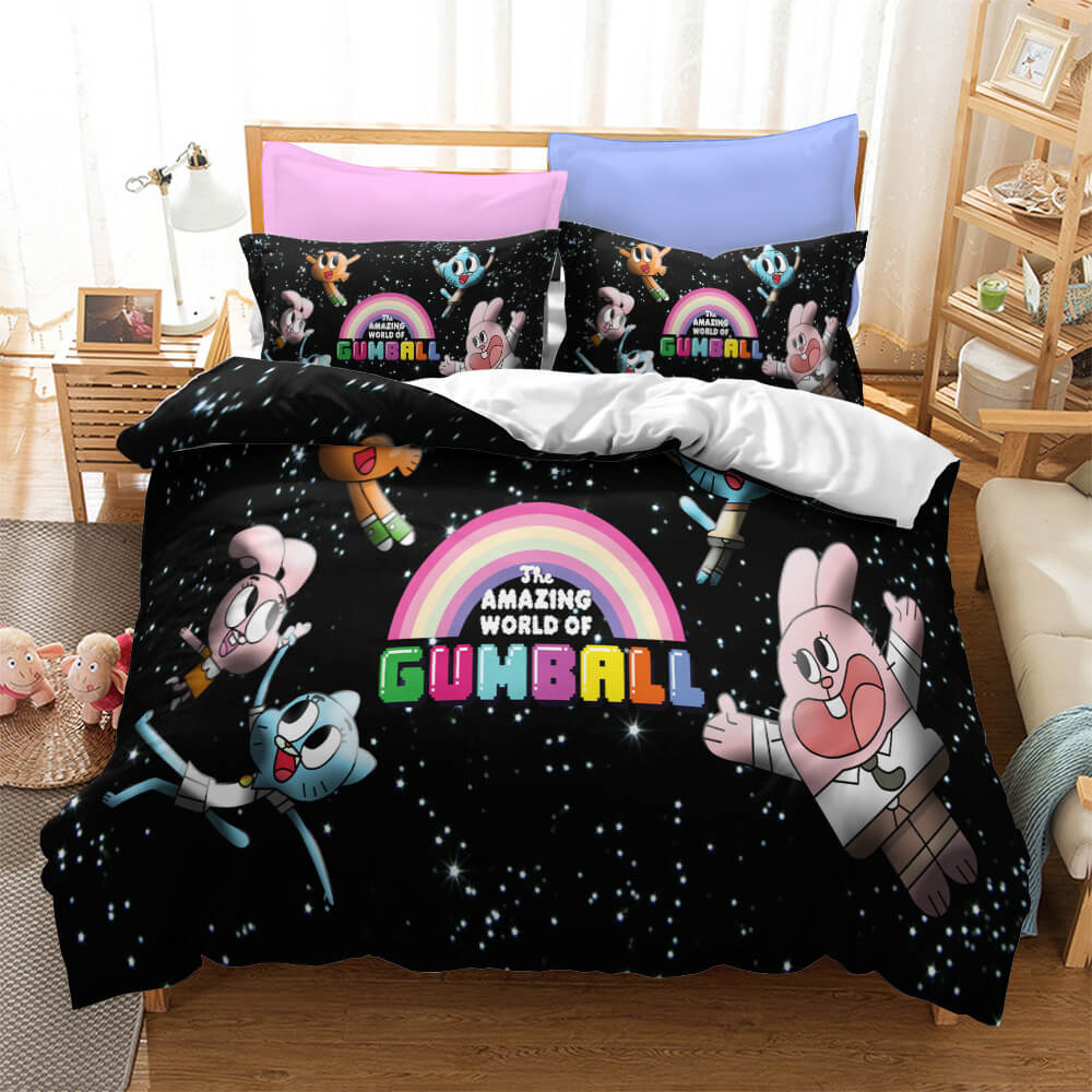 The Amazing World of Gumball Cosplay Bedding Set Duvet Cover Bed Sets