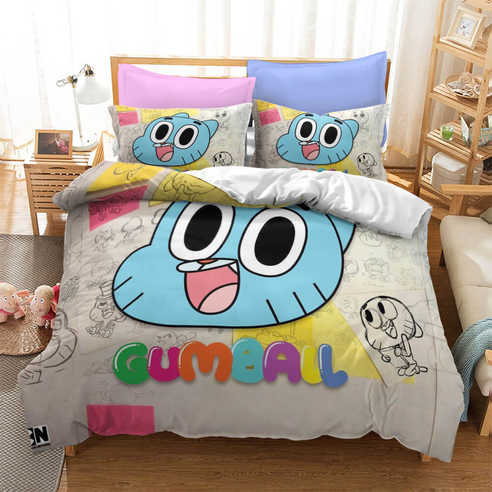 The Amazing World of Gumball Cosplay Bedding Set Duvet Cover Bed Sets