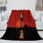 The Bad Guys 2 Blanket Pattern Flannel Throw Room Decoration