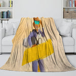 The Bad Guys 2 Blanket Pattern Flannel Throw Room Decoration