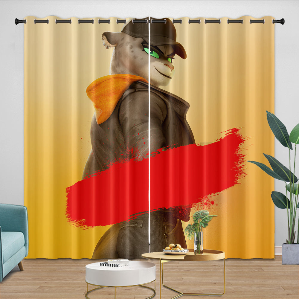 The Bad Guys 2 Curtains Blackout Window Drapes Room Decoration