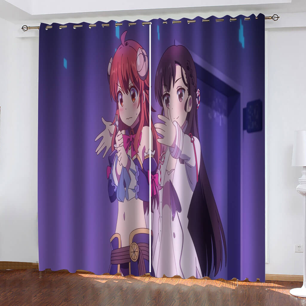 The Demon Girl Next Door 2nd Season Curtains Blackout Window Drapes