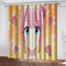The Demon Girl Next Door Curtains Blackout Cosplay Window Drapes