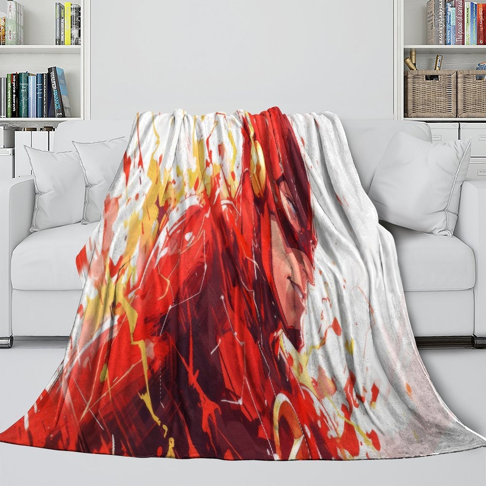The Flash Blanket Flannel Throw Kids Room Decoration