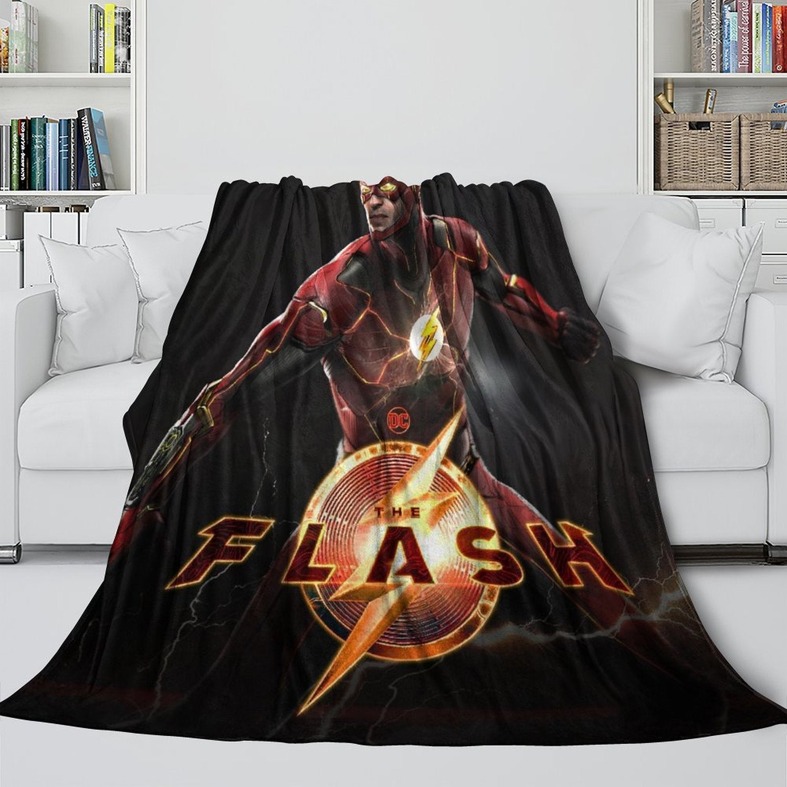 The Flash Blanket Flannel Throw Kids Room Decoration