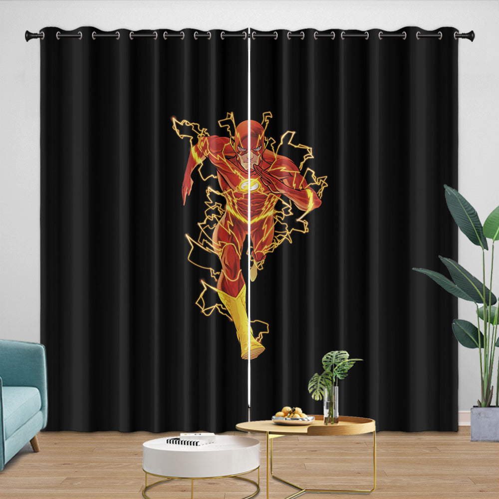 The Flash Curtains Pattern Blackout Window Drapes Room Decoration