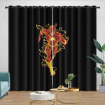 The Flash Curtains Pattern Blackout Window Drapes Room Decoration