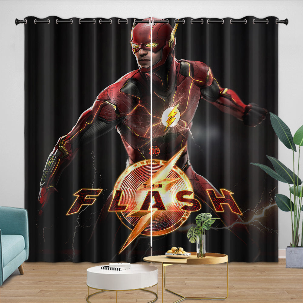 The Flash Curtains Pattern Blackout Window Drapes Room Decoration