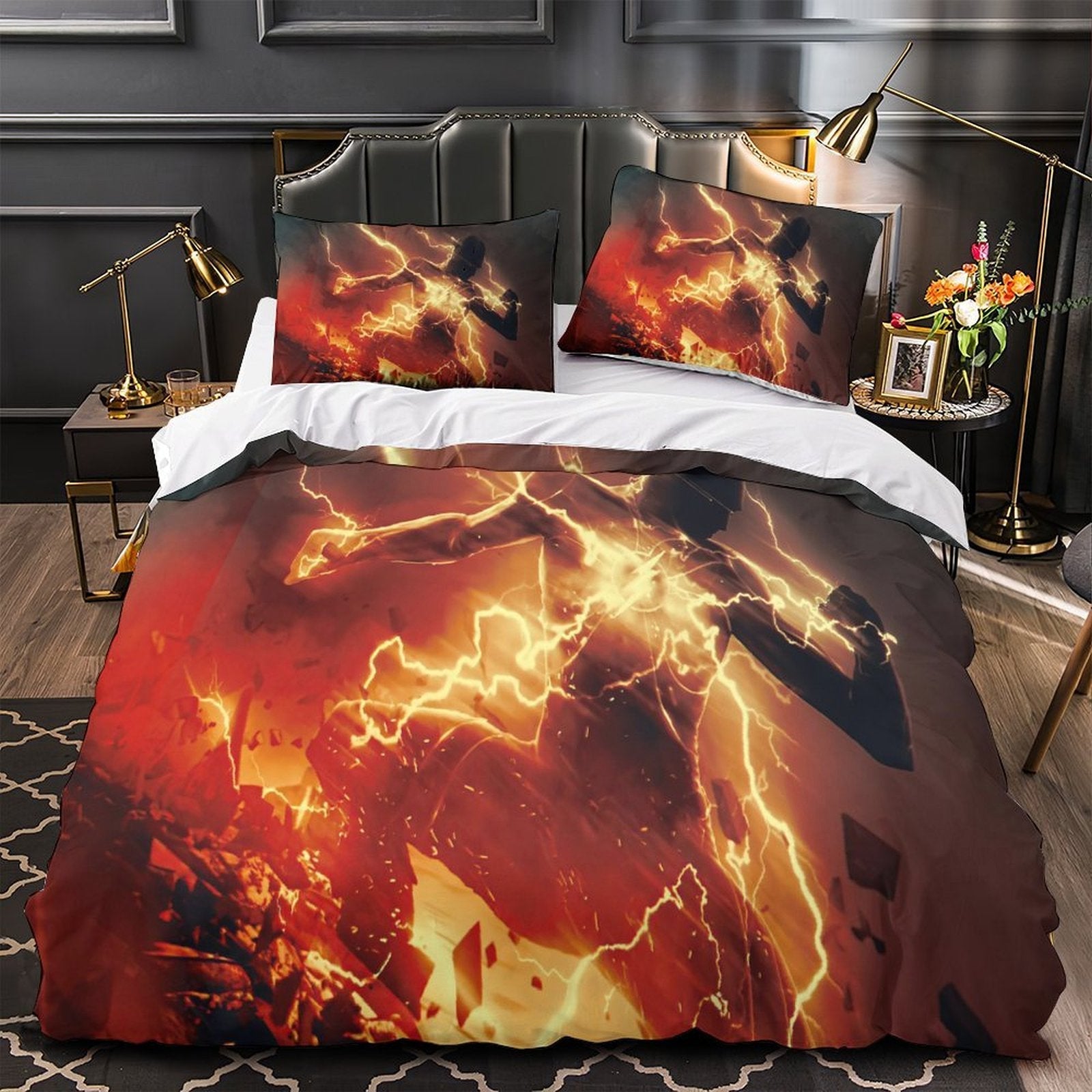 The Flash Duvet Cover Pattern Bedding Set Without Filler