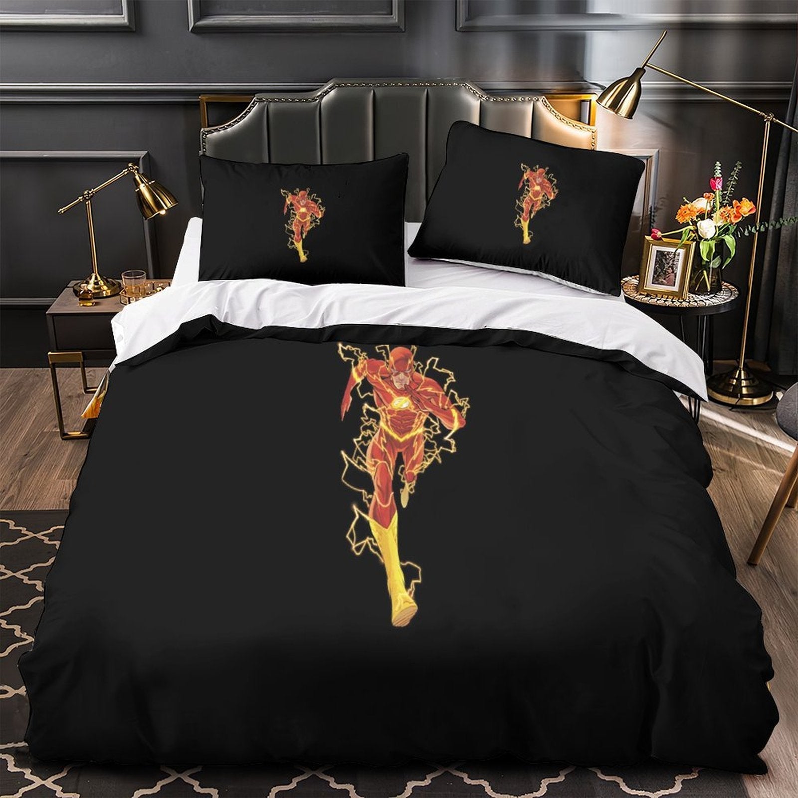 The Flash Duvet Cover Pattern Bedding Set Without Filler