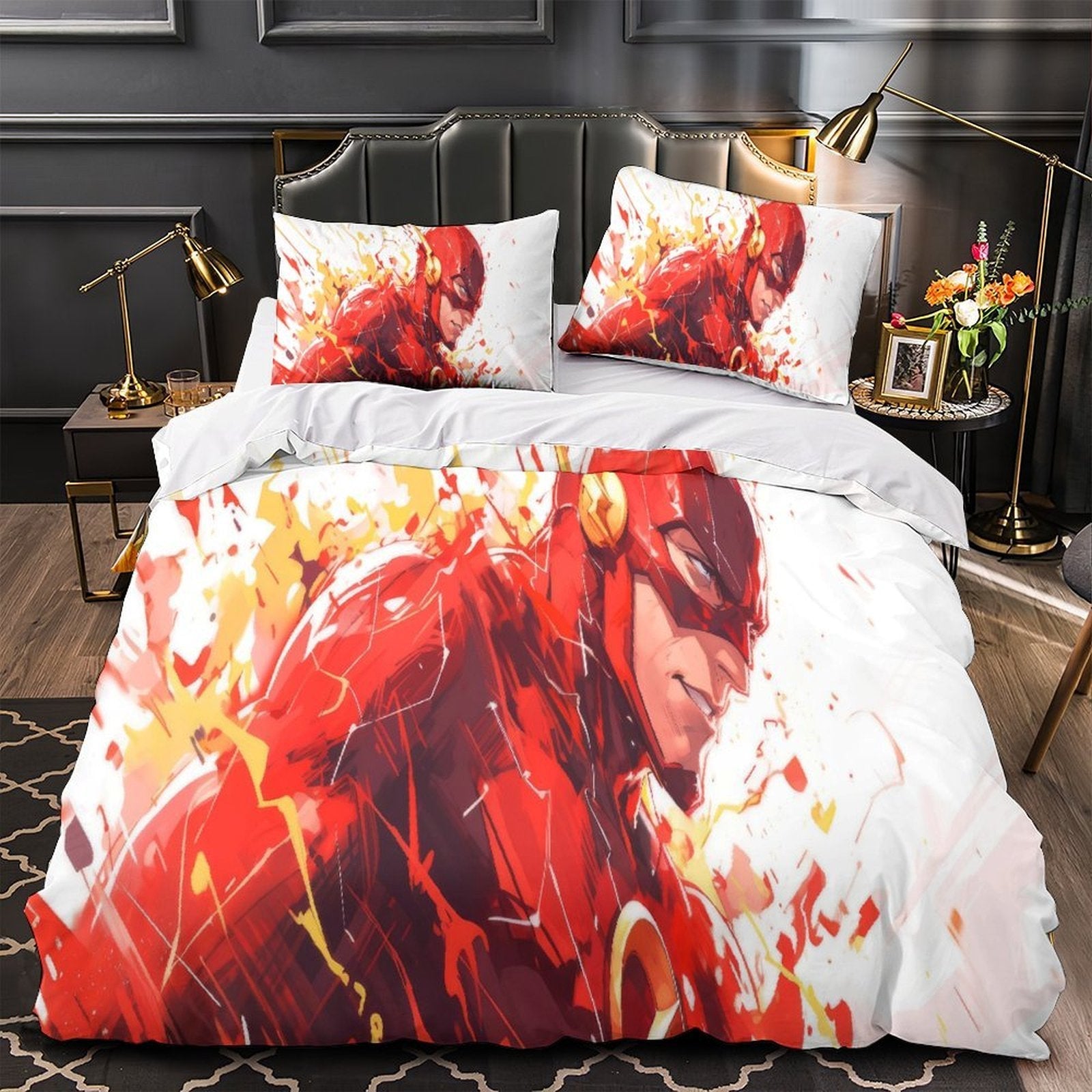 The Flash Duvet Cover Pattern Bedding Set Without Filler
