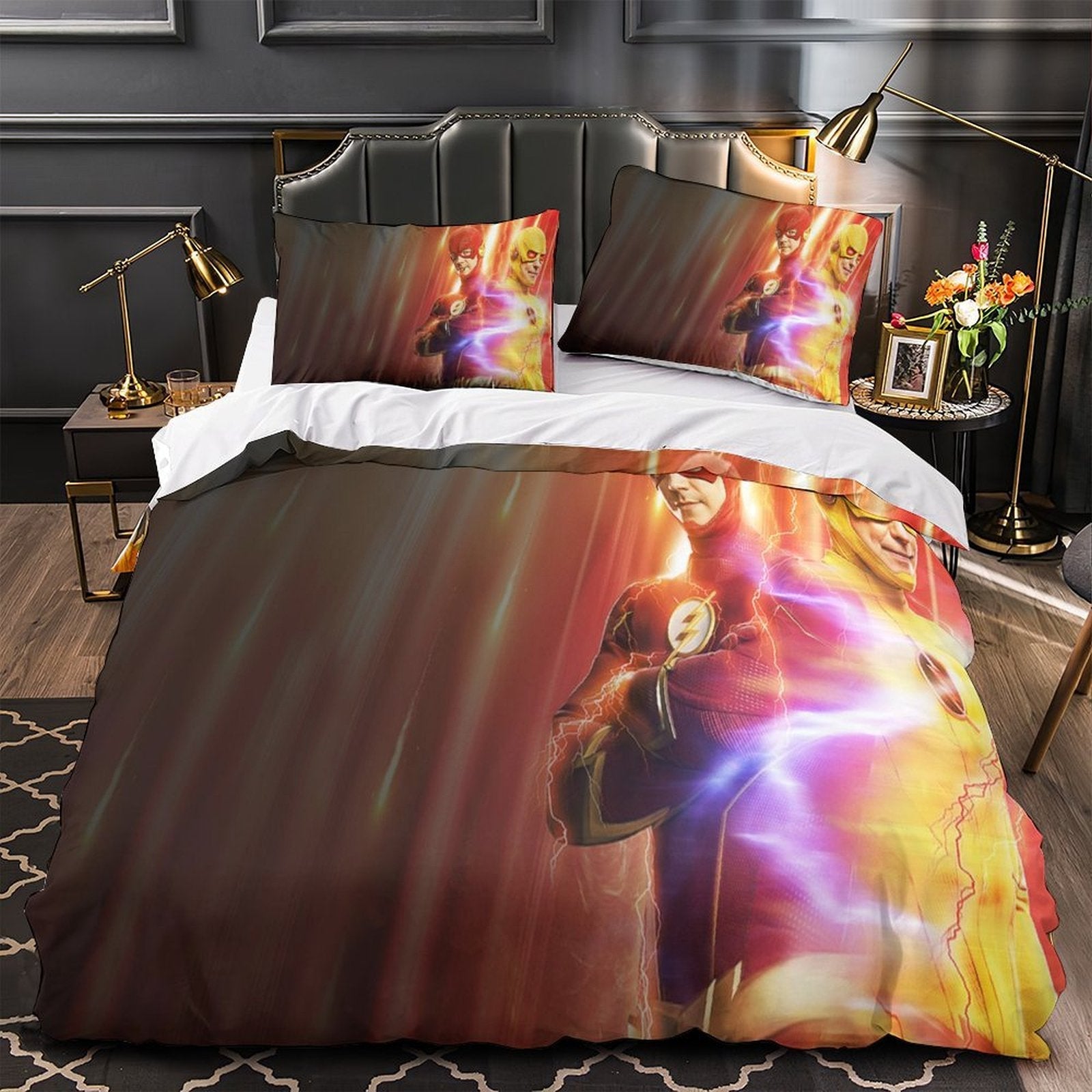 The Flash Duvet Cover Pattern Bedding Set Without Filler
