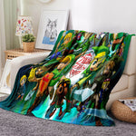 The Legend of Zelda Blanket Flannel Throw Room Decoration