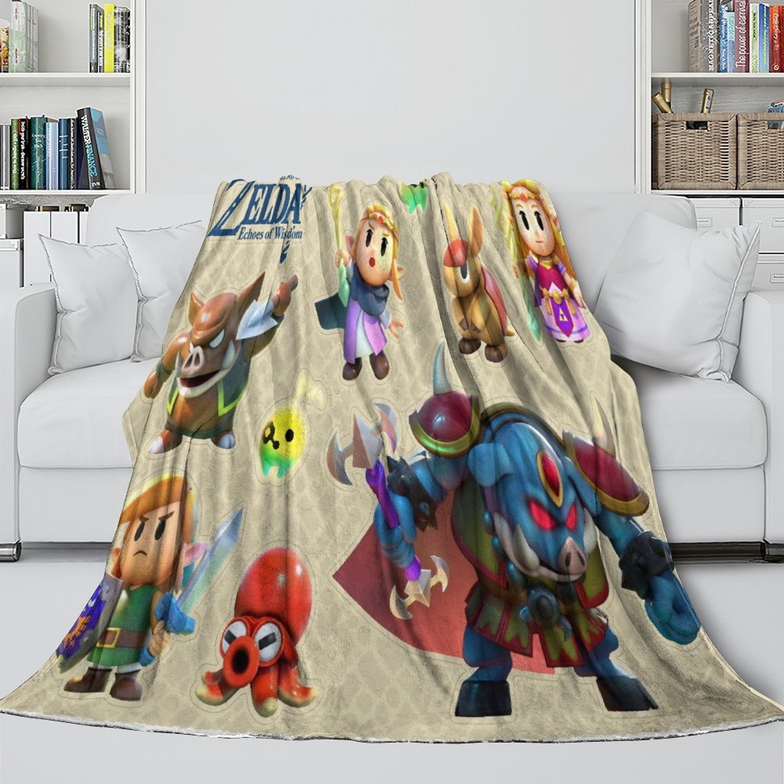 The Legend of Zelda Echoes of Wisdom Blanket Flannel Throw
