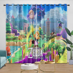 The Legend of Zelda Echoes of Wisdom Curtains Blackout Window Drapes