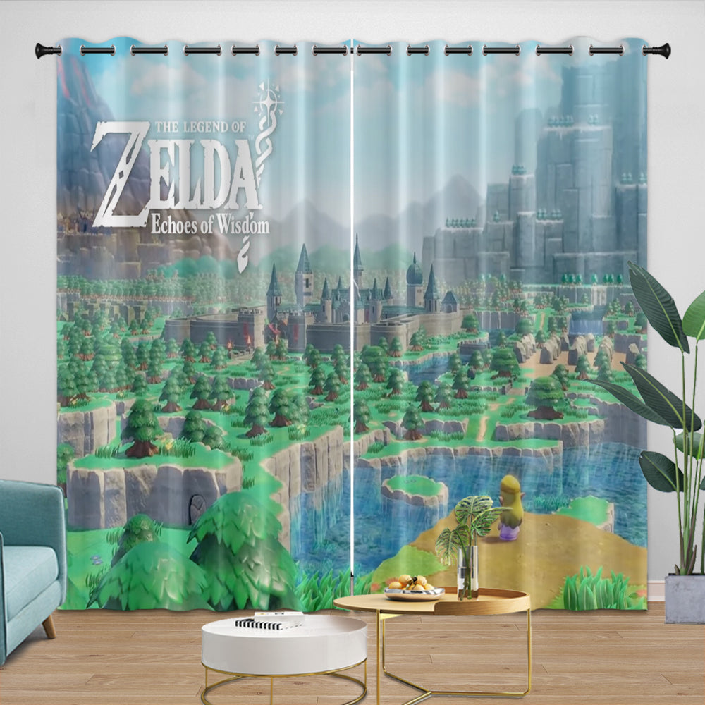The Legend of Zelda Echoes of Wisdom Curtains Blackout Window Drapes