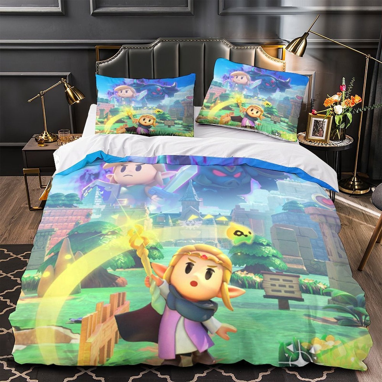 The Legend of Zelda Echoes of Wisdom Duvet Cover Bedding Set Without Filler