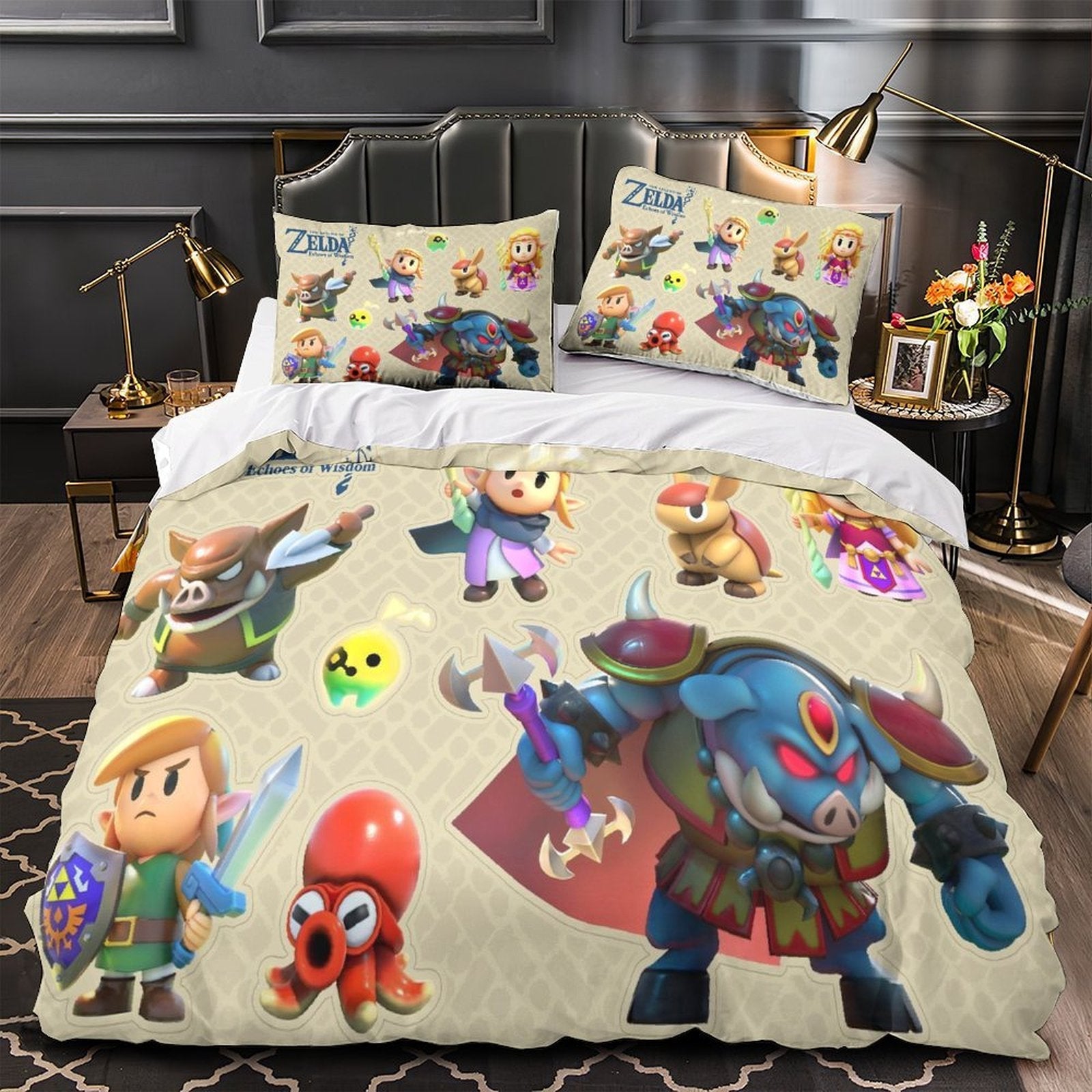 The Legend of Zelda Echoes of Wisdom Duvet Cover Bedding Set Without Filler