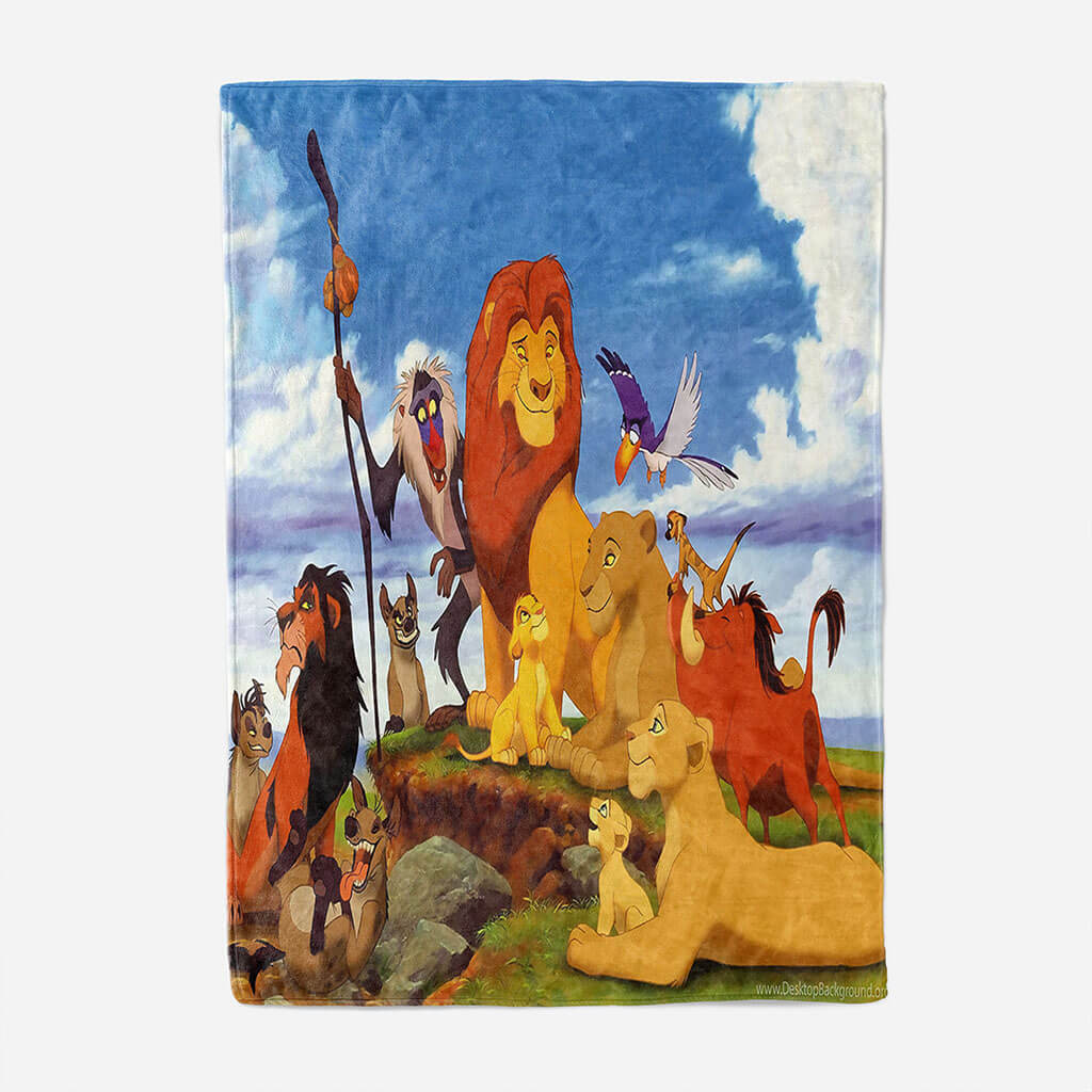 The Lion King Blanket Flannel Throw Room Decoration