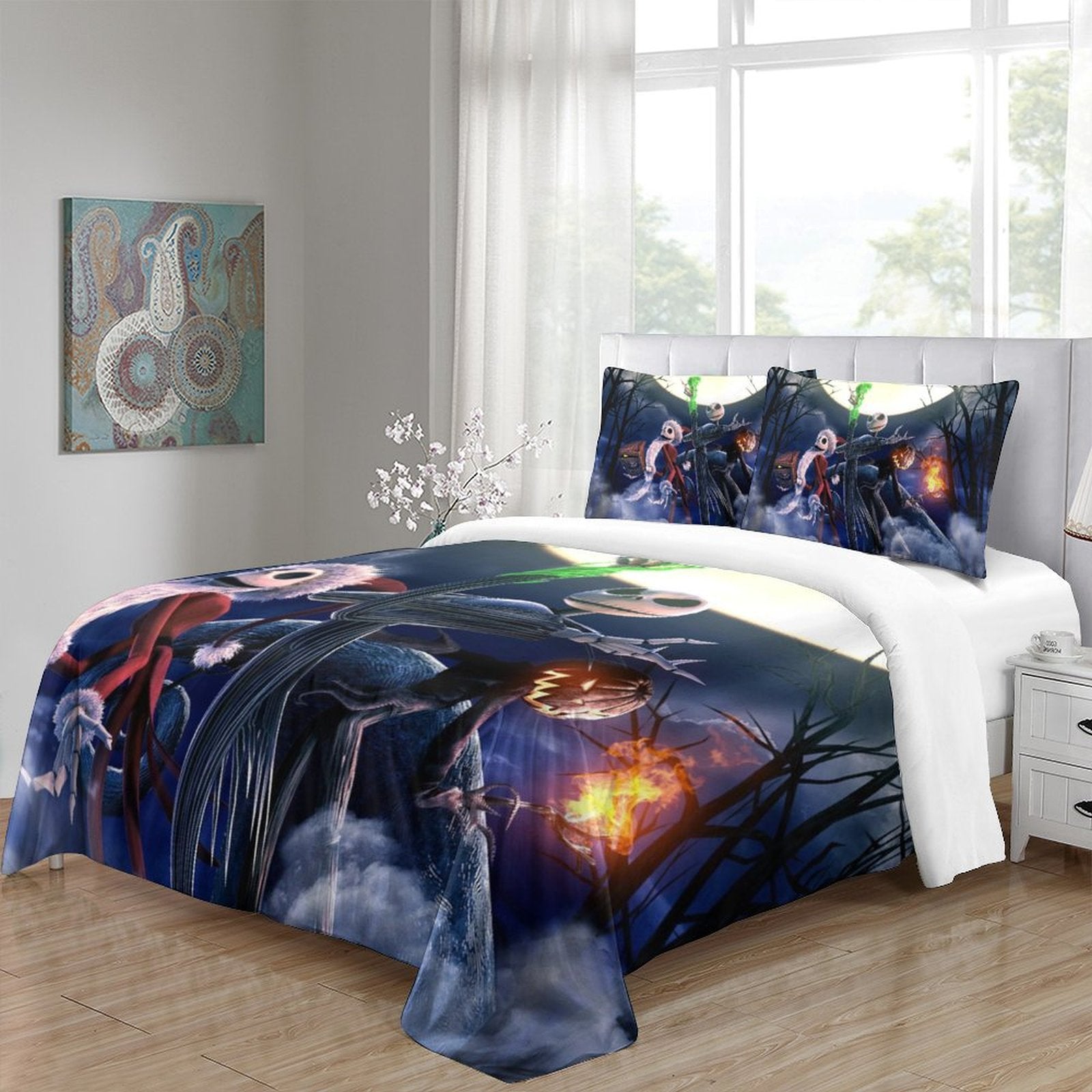 The Nightmare Before Christmas Bedding Set Quilt Cover Without Filler