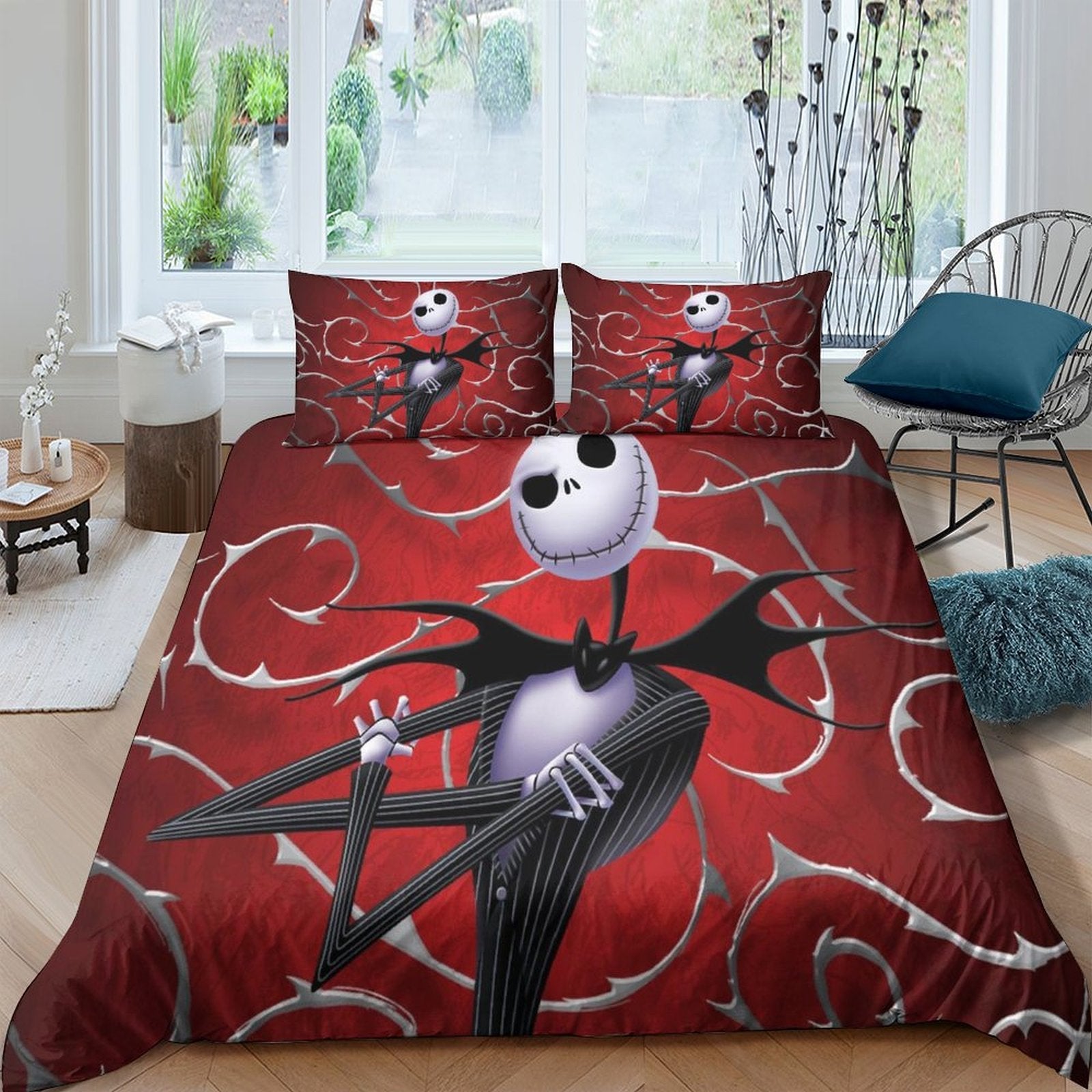 The Nightmare Before Christmas Bedding Set Quilt Cover Without Filler