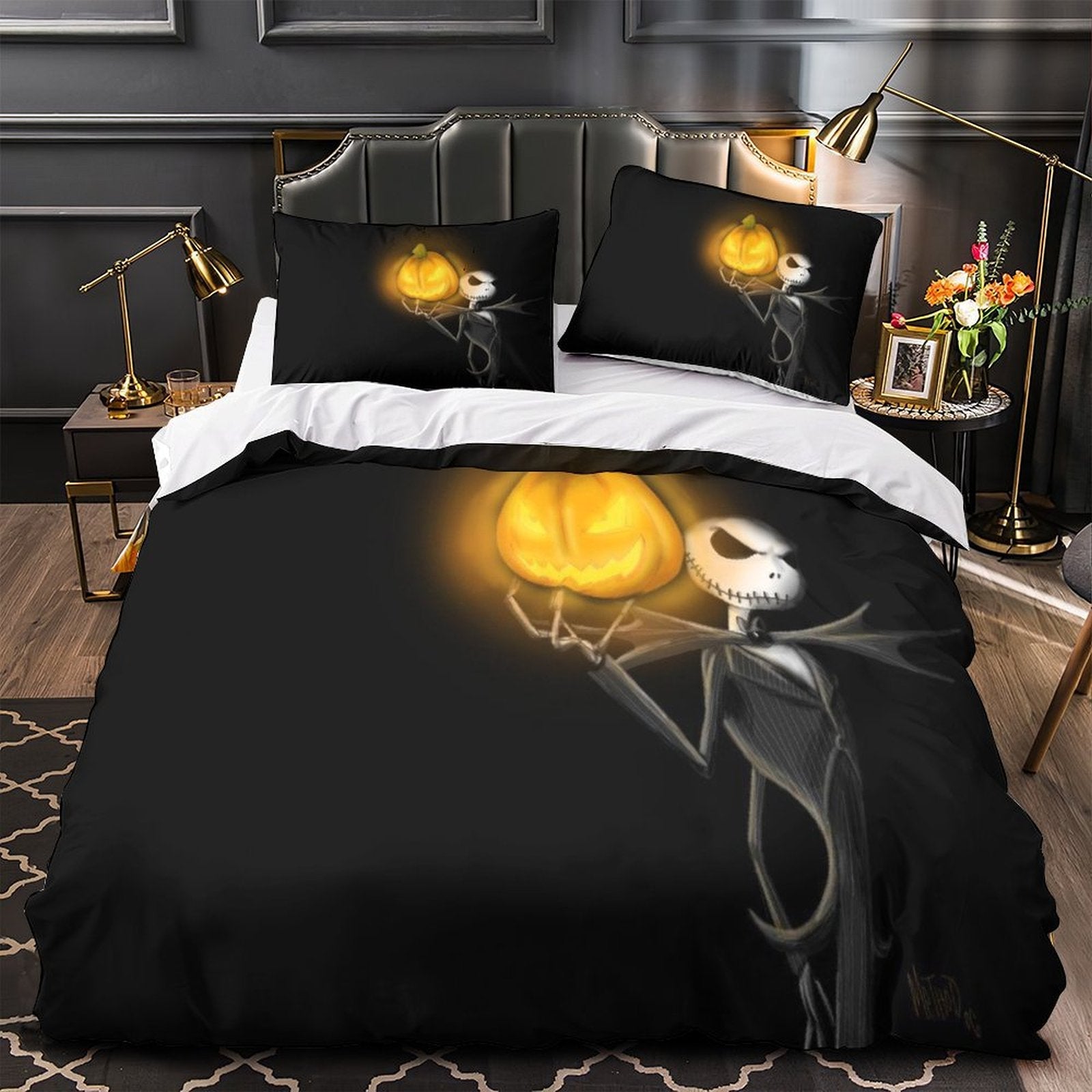 The Nightmare Before Christmas Bedding Set Quilt Cover Without Filler