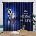 The Nightmare Before Christmas Curtains Blackout Window Drapes Room Decoration