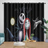 The Nightmare Before Christmas Curtains Blackout Window Drapes Room Decoration