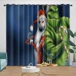 The Nightmare Before Christmas Curtains Pattern Blackout Window Drapes