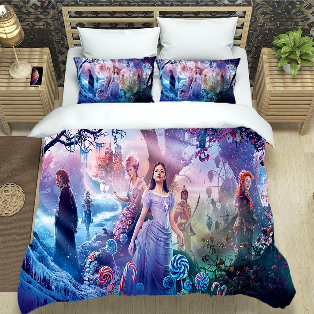 The Nutcracker and the Four Realms Bedding Set Pattern Quilt Cover Without Filler