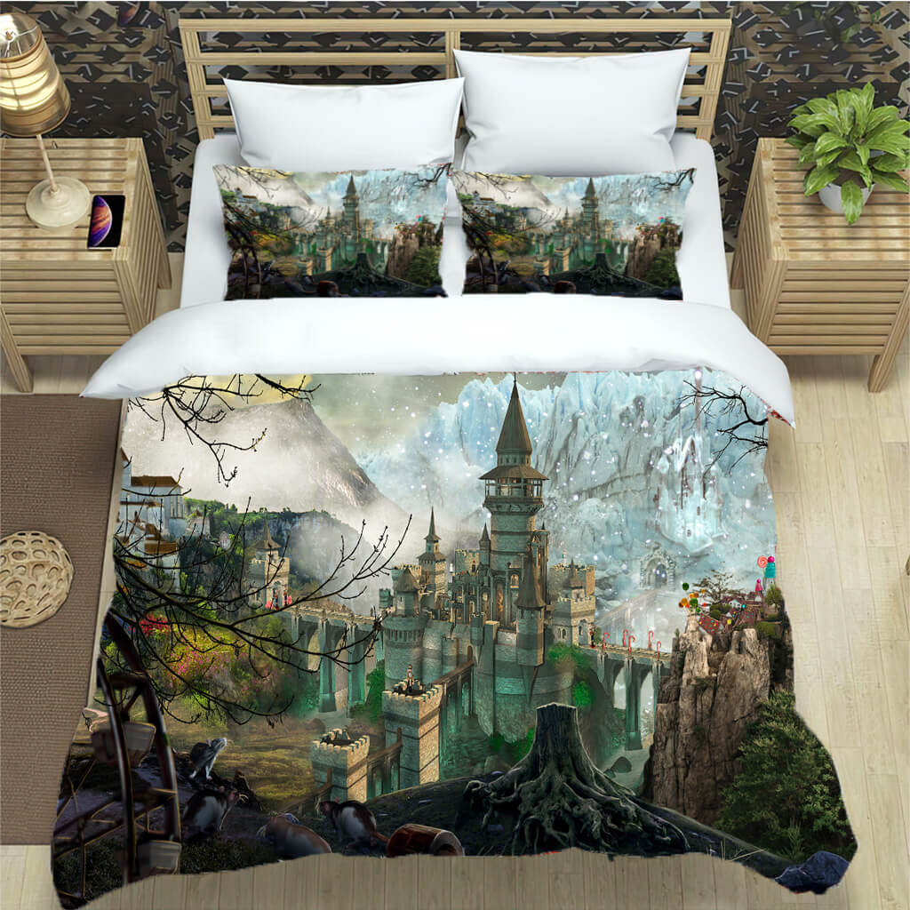 The Nutcracker and the Four Realms Bedding Set Pattern Quilt Cover Without Filler