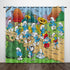 The Smurfs Curtains Pattern Blackout Window Drapes